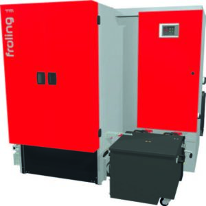 Biobränslepanna Flispanna Fröling Turbomat TM - 1